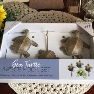 SEA TURTLES Wall Hooks Home Decor
